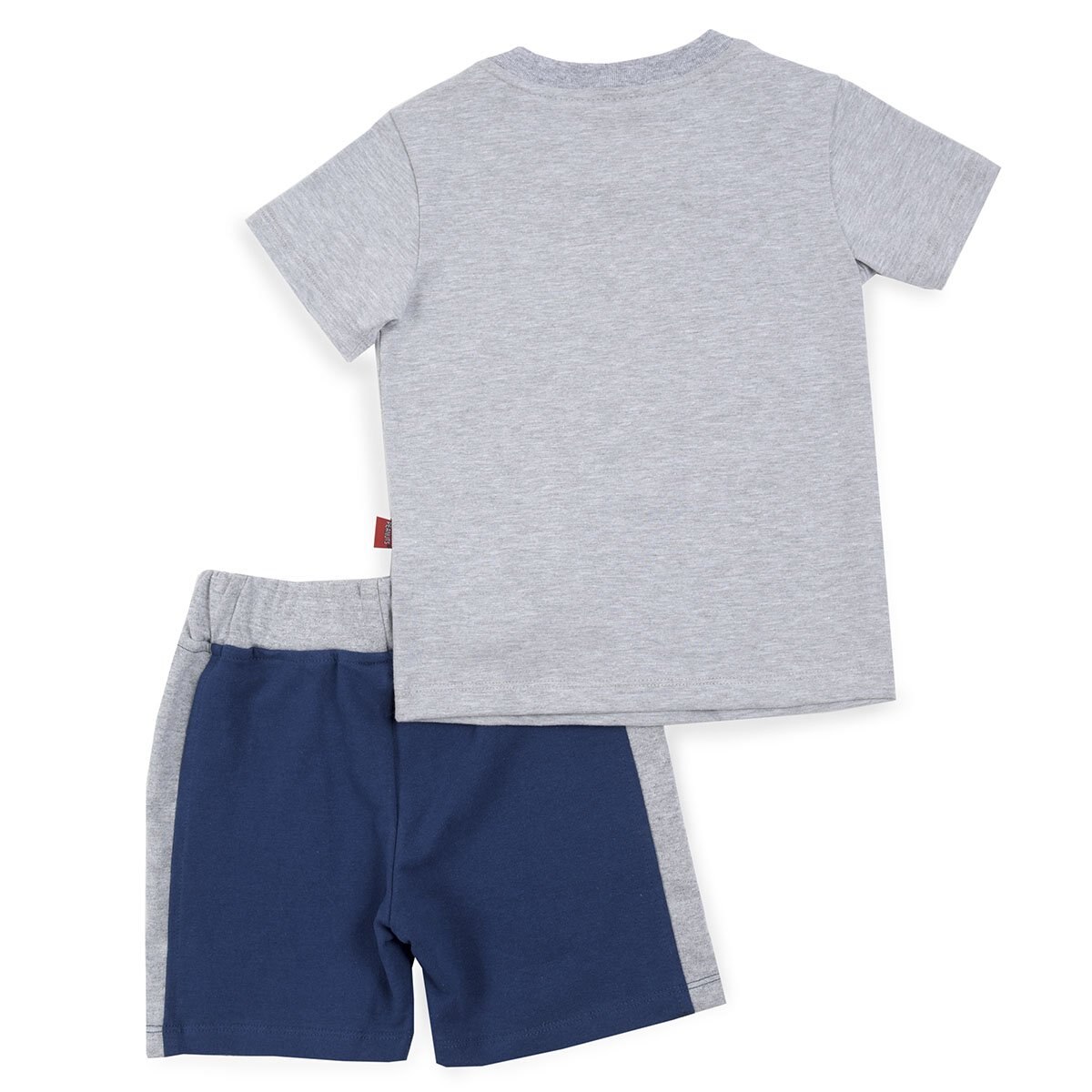 Conjunto de Short Azul y Playera Gris para Niño Snoopy