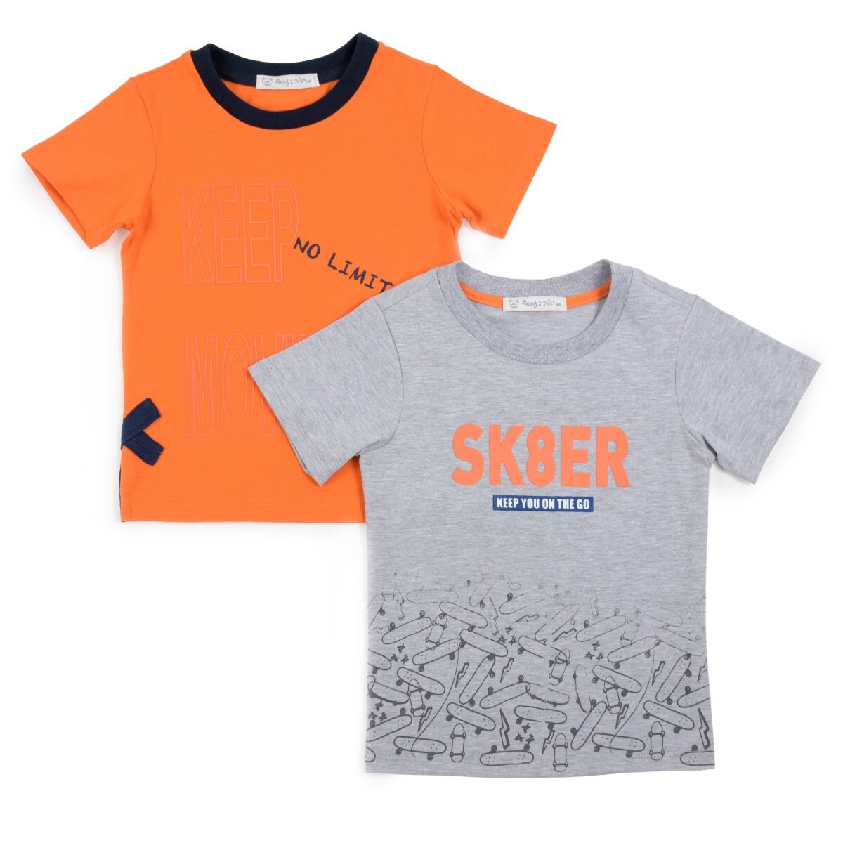 Set de 2 Playeras para Niño Being 2 Nice