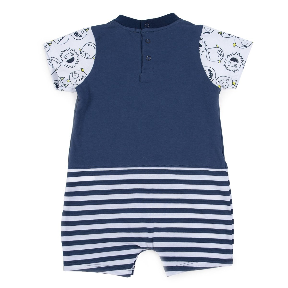 Playera Azul/blanco Being 2 Nice para Niño