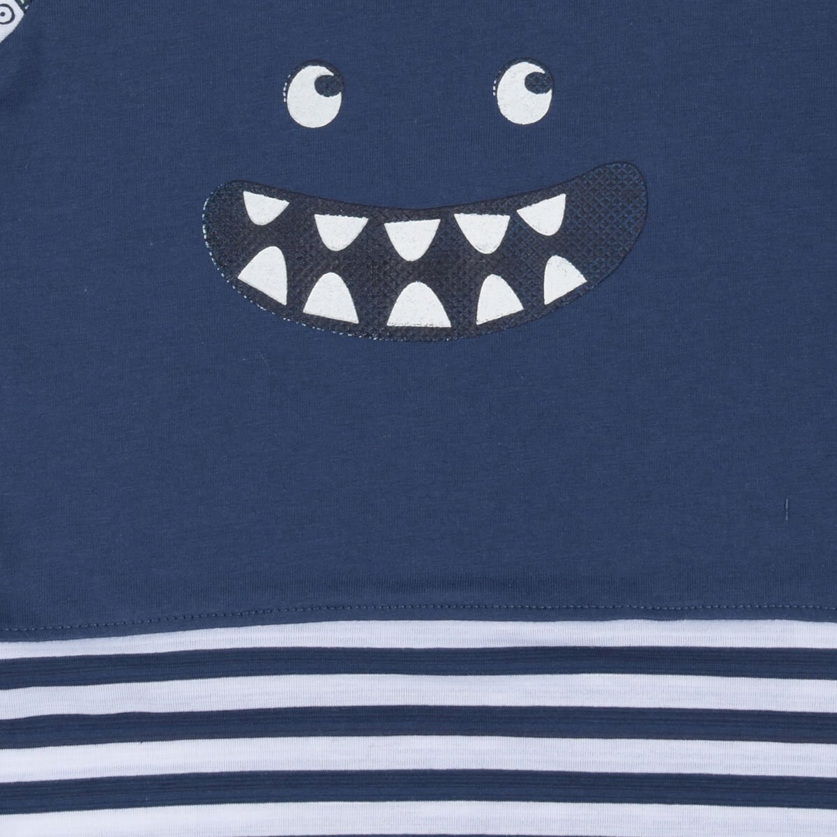 Playera Azul/blanco Being 2 Nice para Niño