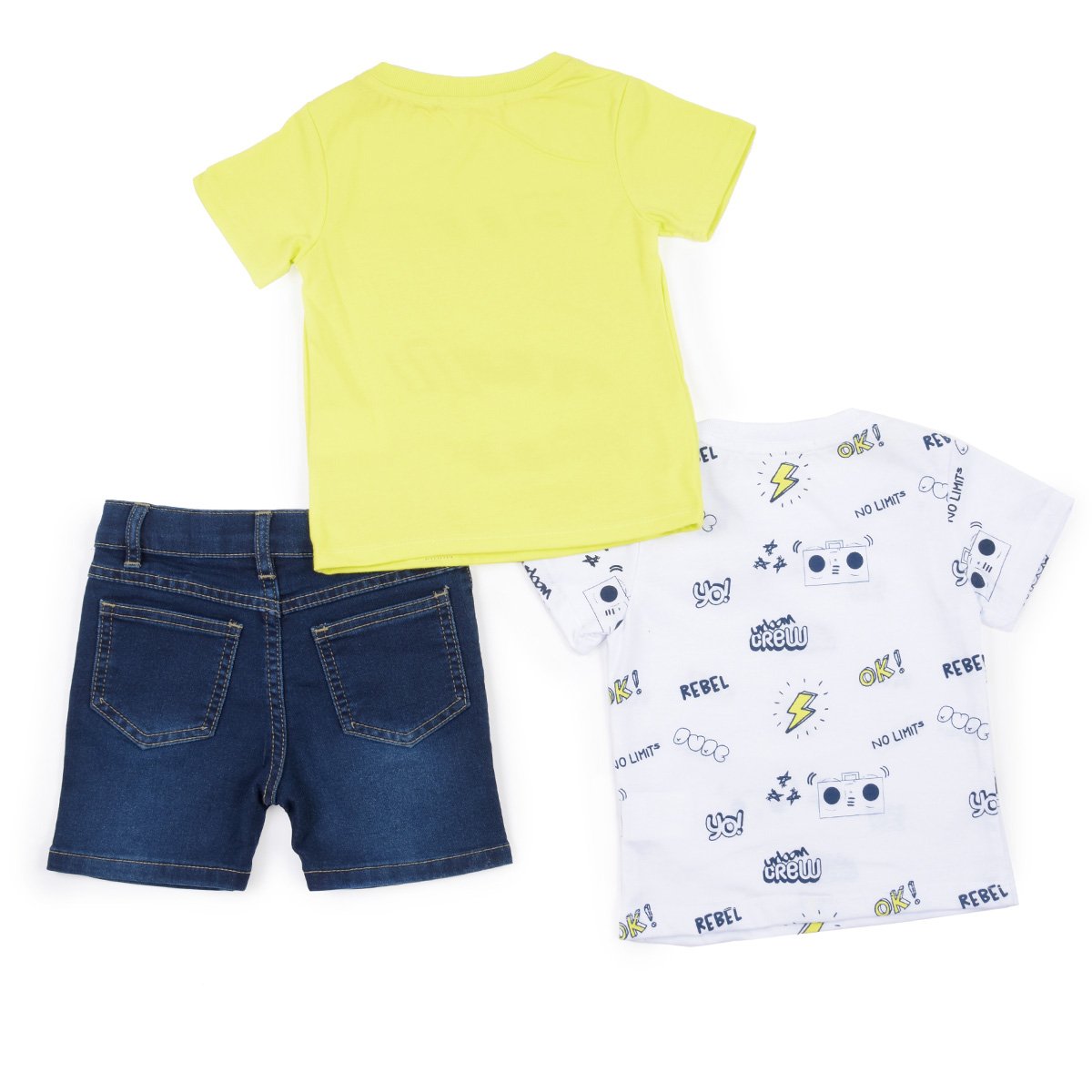 Set de 2 Playeras Y 1 Short para Niño Being 2 Nice