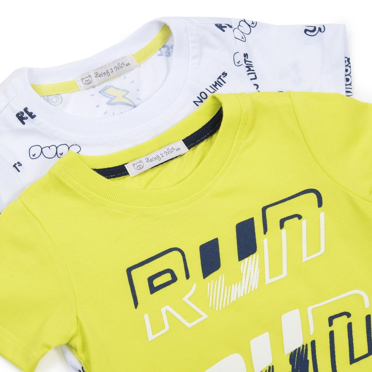 Set de 2 Playeras Y 1 Short para Niño Being 2 Nice
