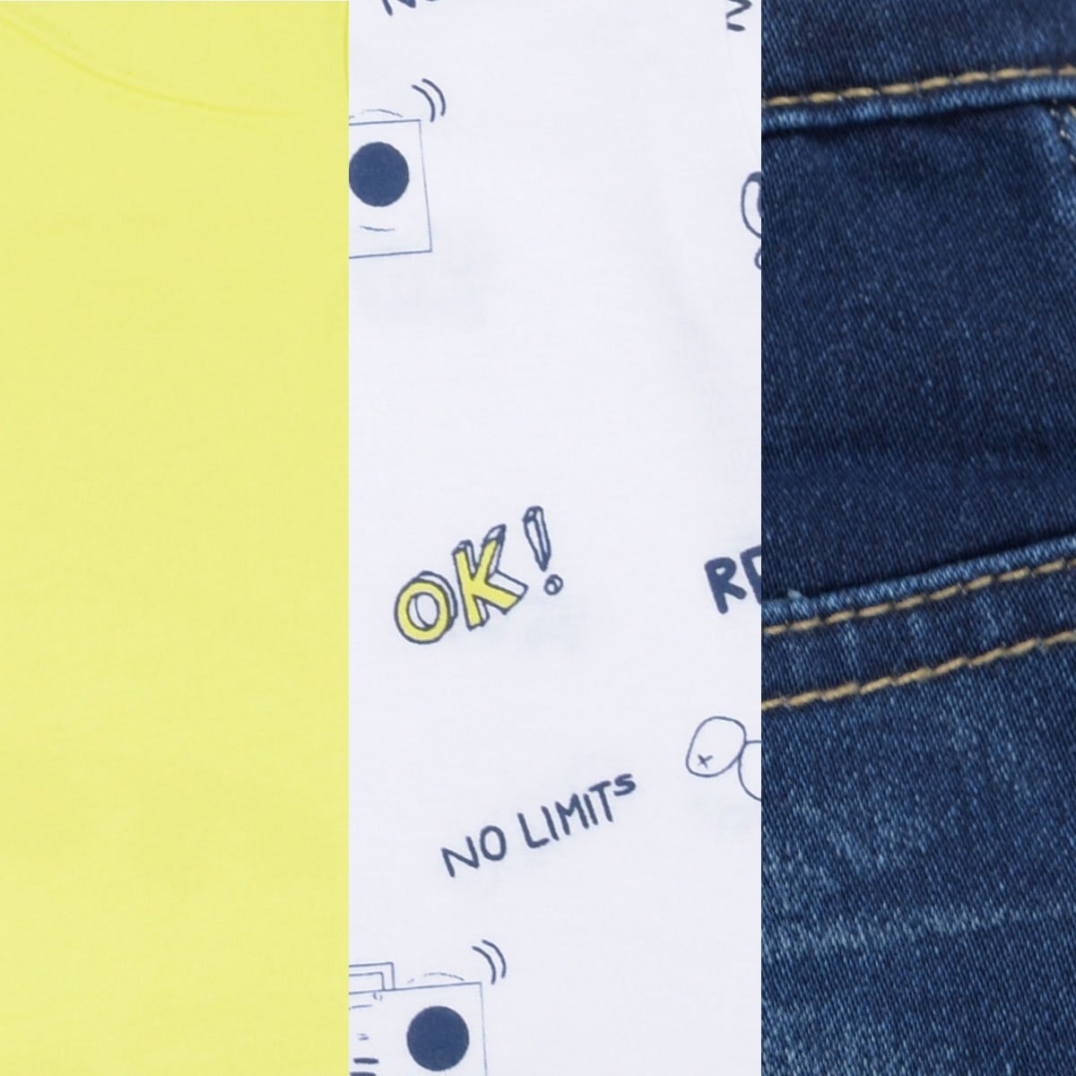 Set de 2 Playeras Y 1 Short para Niño Being 2 Nice