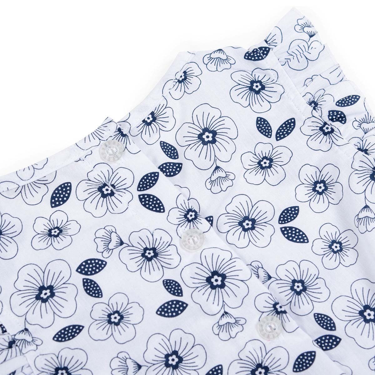 Vestido Floreado de Manga Corta Being 2 Nice