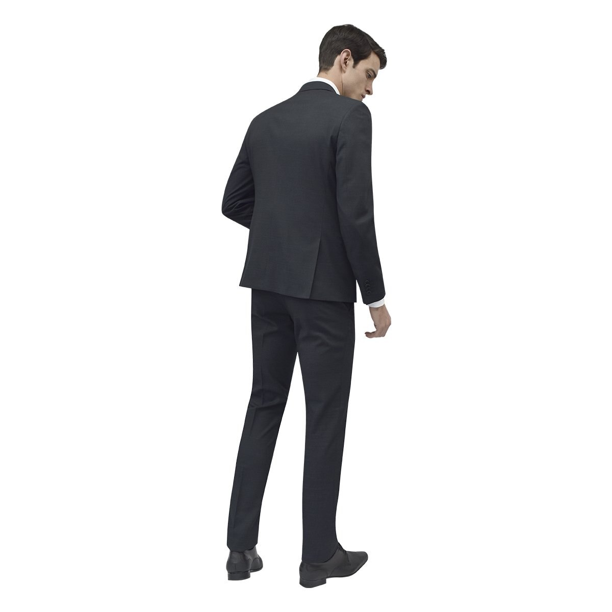 Traje Negro con Chaleco Ultra Slim Chaps para Caballero