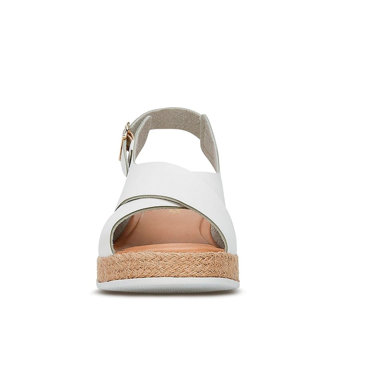 Sandalia Baja Color Blanco Andrea