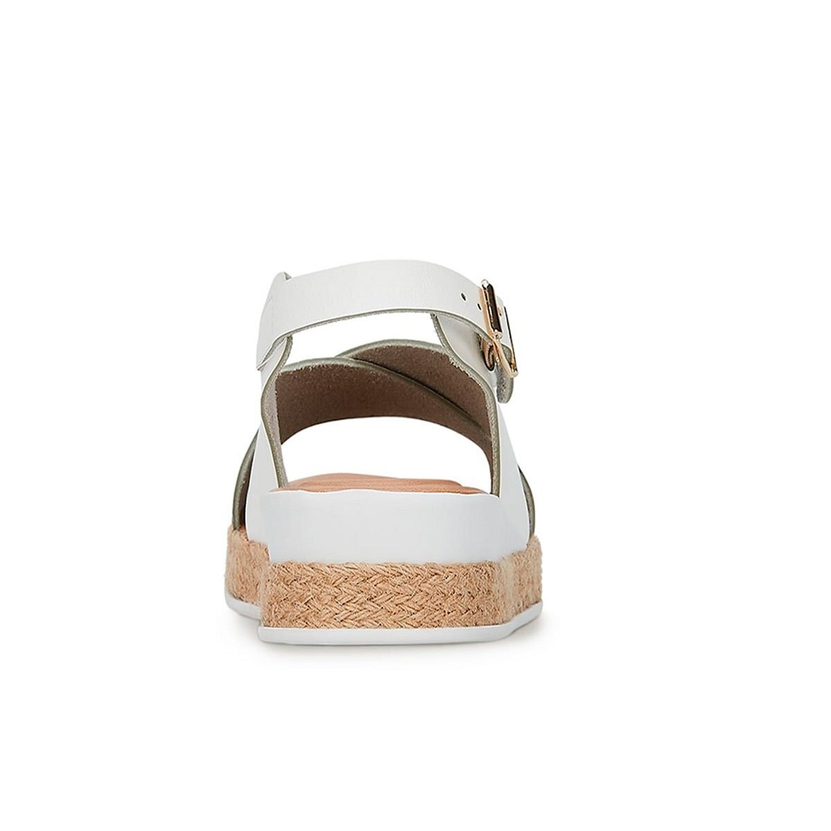 Sandalia Baja Color Blanco Andrea