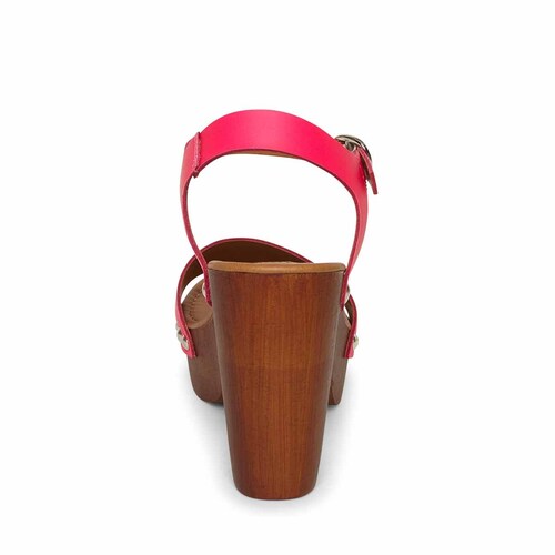 Sandalia Rosa Neón con Plataforma Steve Madden