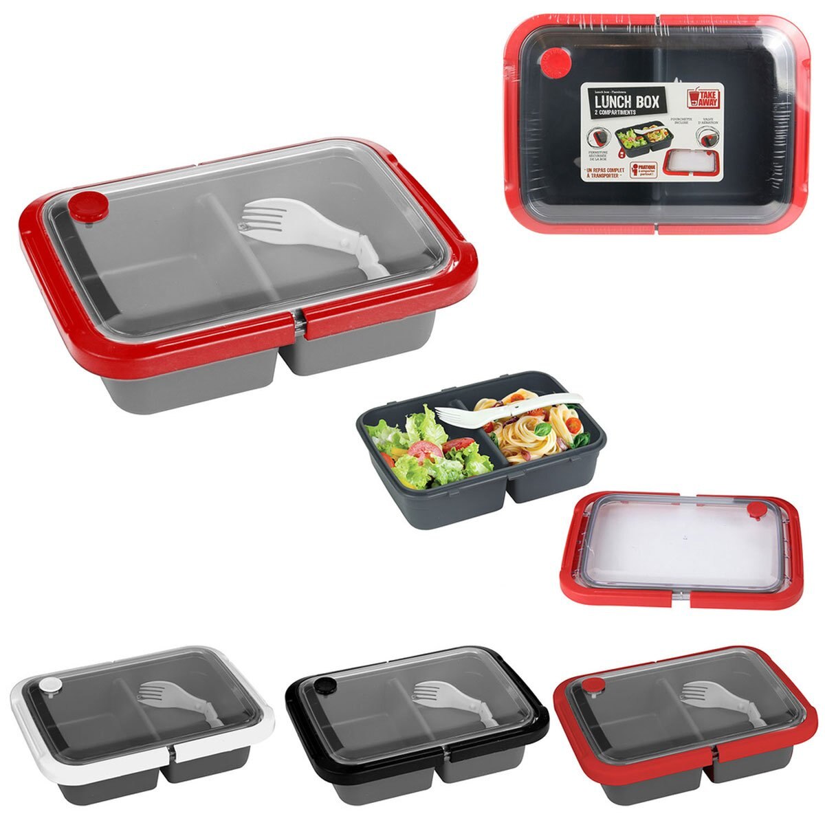Hermético Rectangular con Tapa de Clip Cmp
