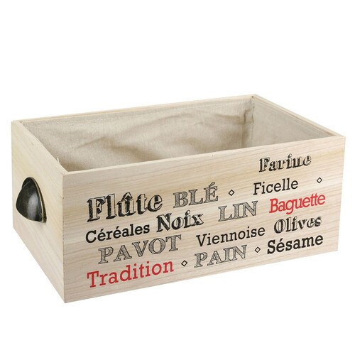 Caja Panera de Madera Cmp