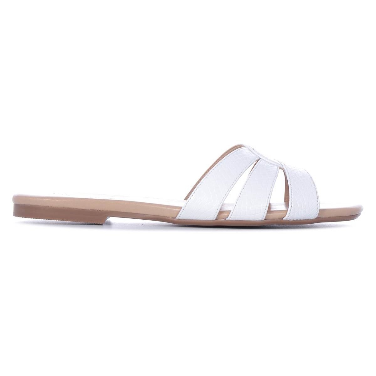 Sandalia Tipo Flat Color Blanco Westies