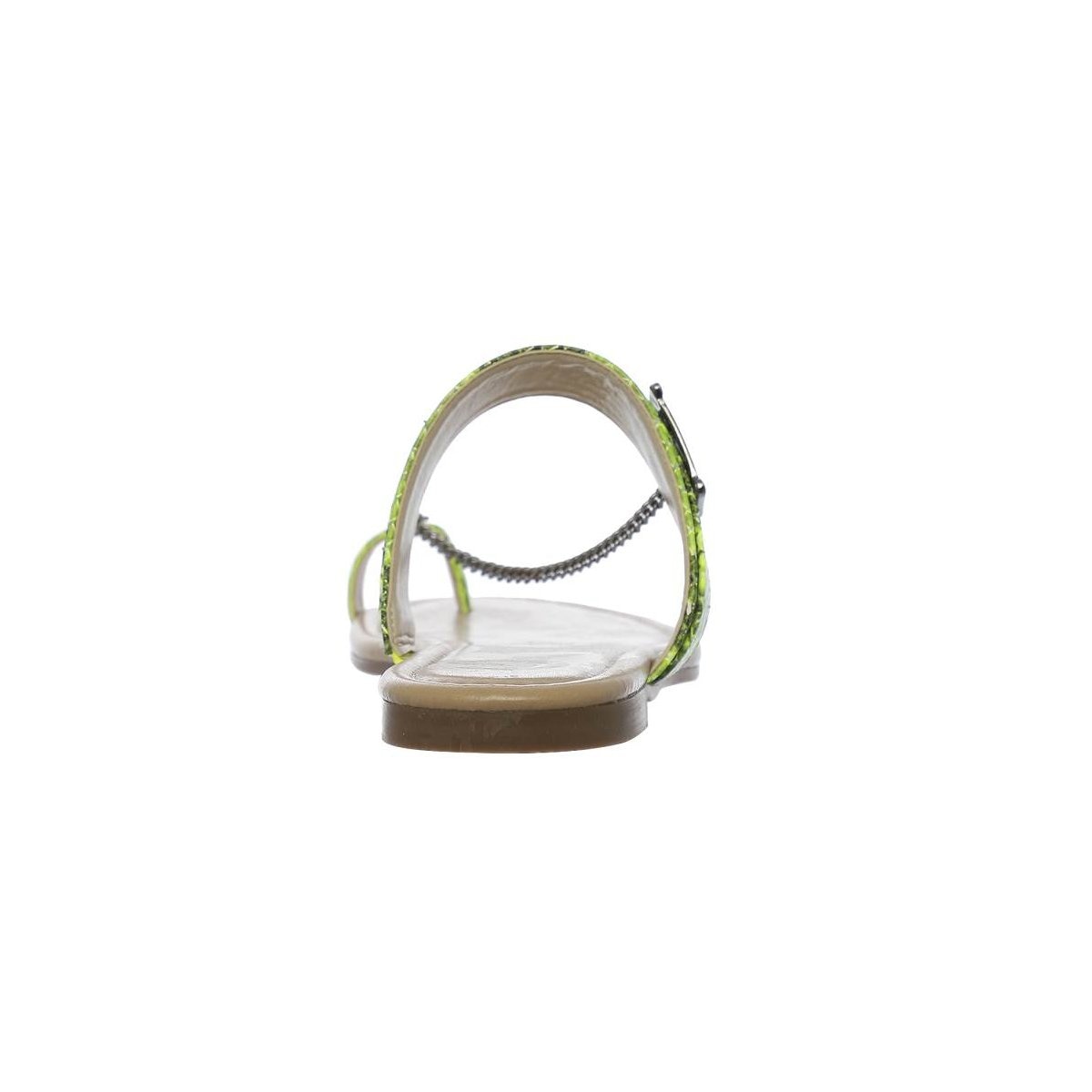 Sandalia con Tira Y Aro para Dedo Pulgar Color Verde Claro G By Guess