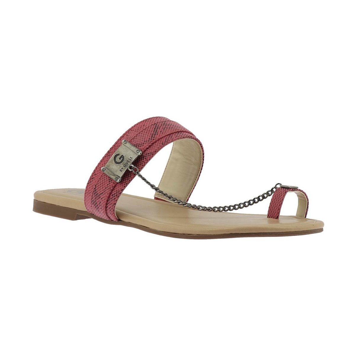 Sandalia con Tira Y Aro para Dedo Pulgar Color Rosa G By Guess