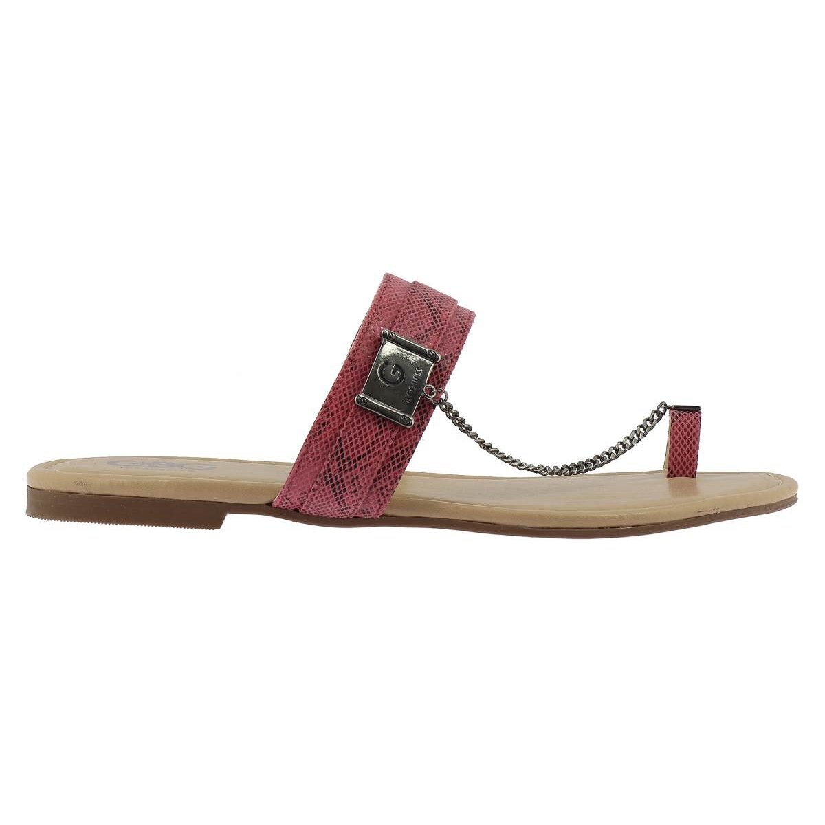 Sandalia con Tira Y Aro para Dedo Pulgar Color Rosa G By Guess