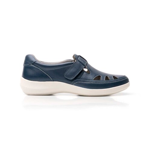 Slip On Azul con Velcro Flexi