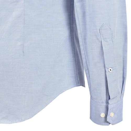 Camisa de Manga Larga Slim Fit Azul Polo Club para Caballero