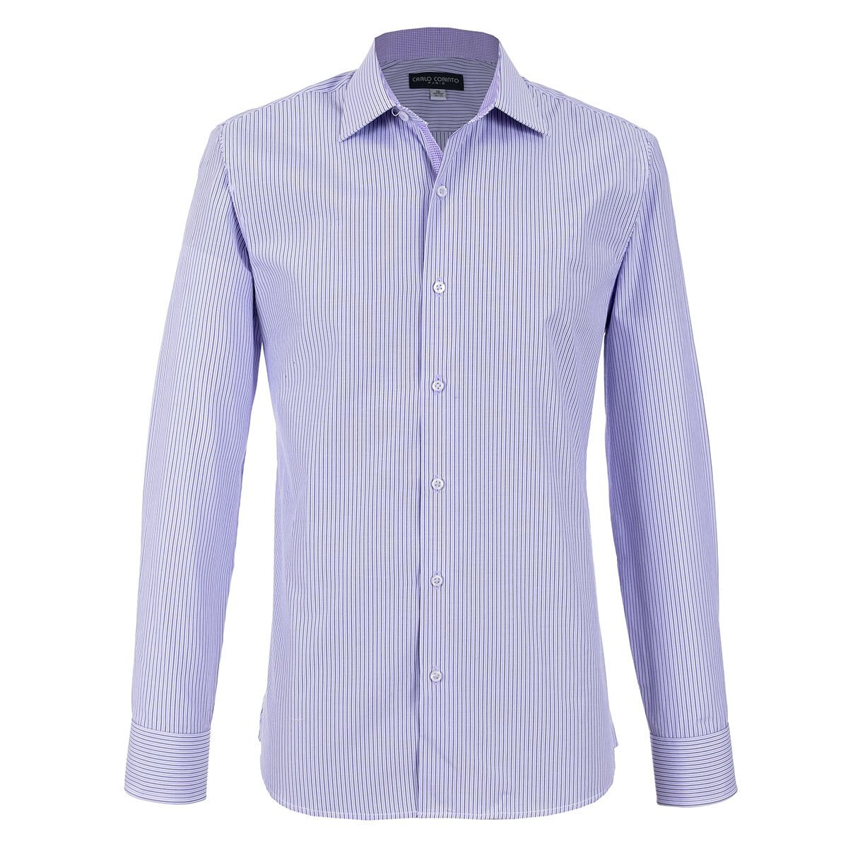 Camisa de Vestir Tradicional Azul Claro Carlo Corinto Paris para Caballero