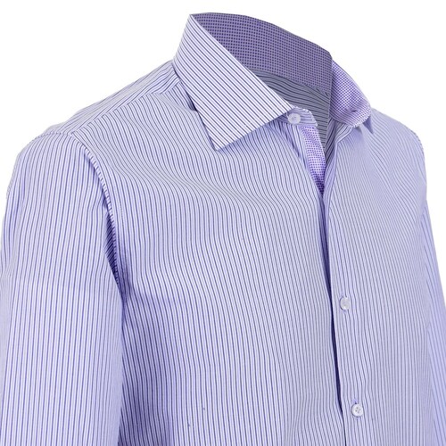 Camisa de Vestir Tradicional Azul Claro Carlo Corinto Paris para Caballero