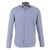 Camisa de Vestir Azul Medio con Cuadros Carlo Cortinto Slim Fit para Hombre