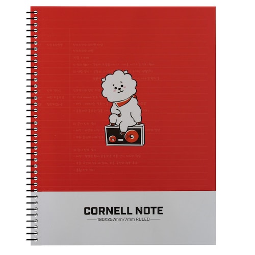 Cuaderno Cornell Personaje Rj Línea Bt21