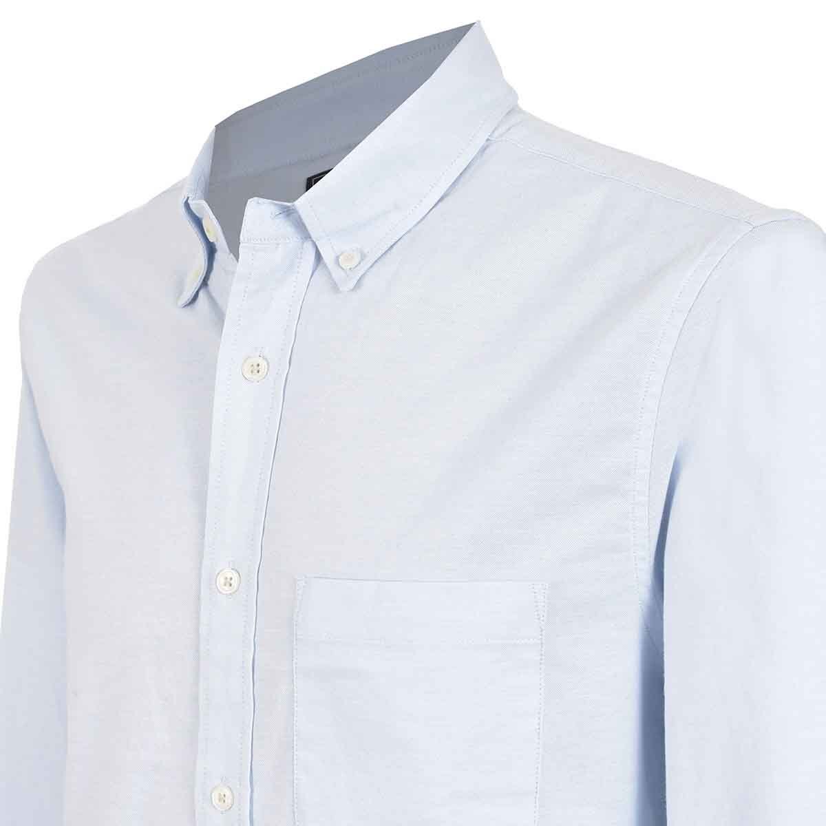 Camisa Lisa de Manga Larga Jeanious para Caballero