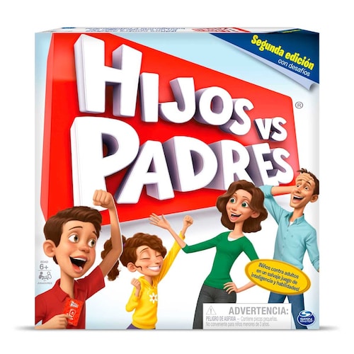 Juego de Mesa Hijos Vs Padres Spin Master - Juego de Mesa