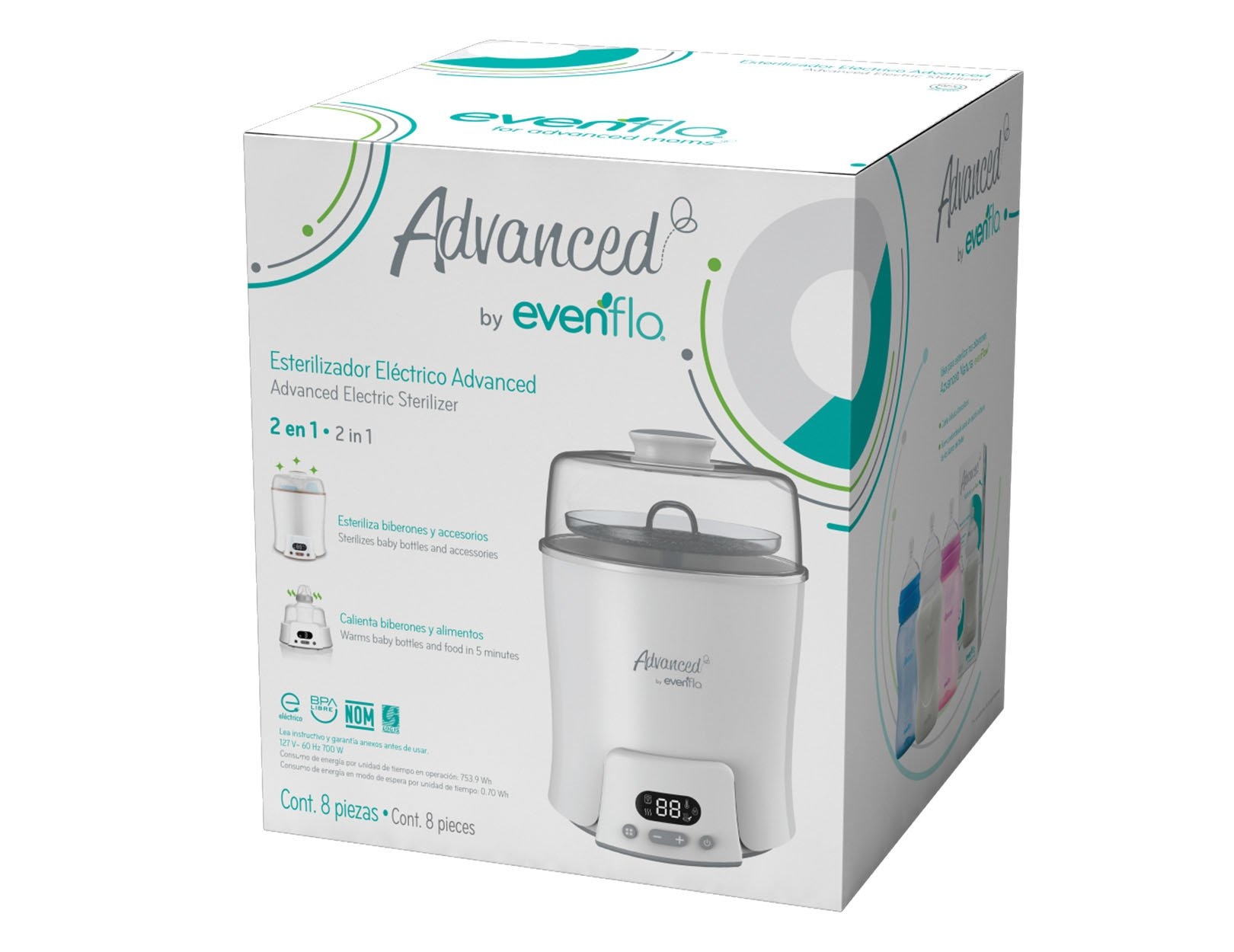 Esterilizador Eléctrico Advanced Evenflo