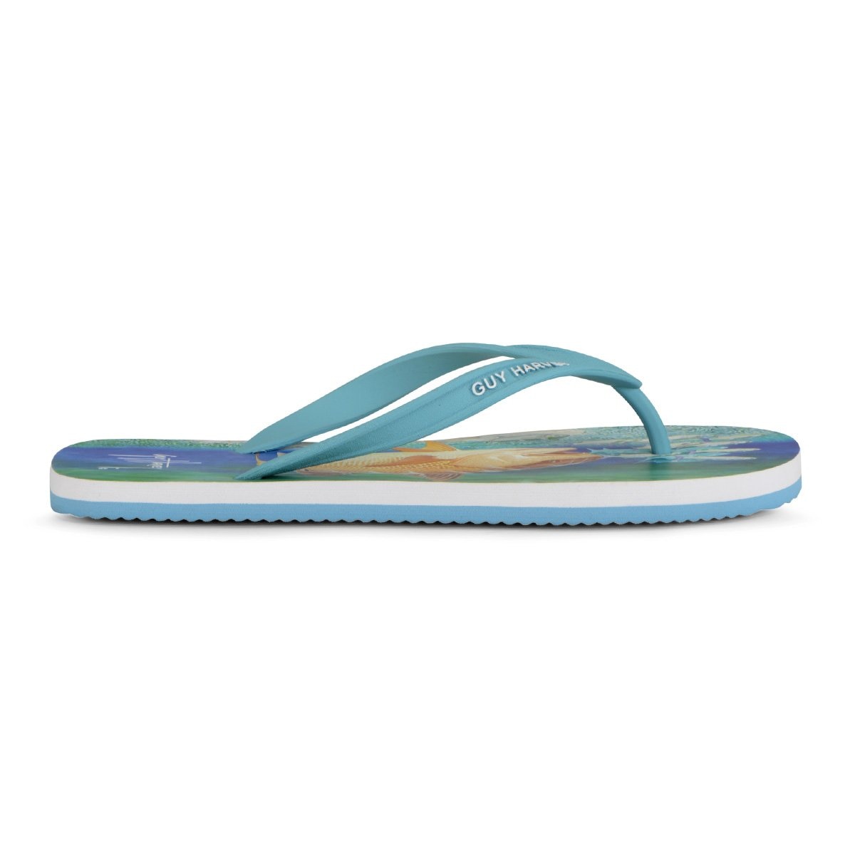 Sandalia Pata de Gallo Azul Combinado Guy Harvey para Caballero