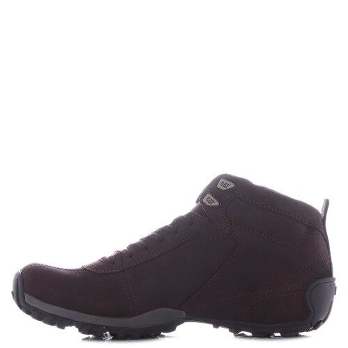 Bota Casual de Piel Café Cat para Hombre