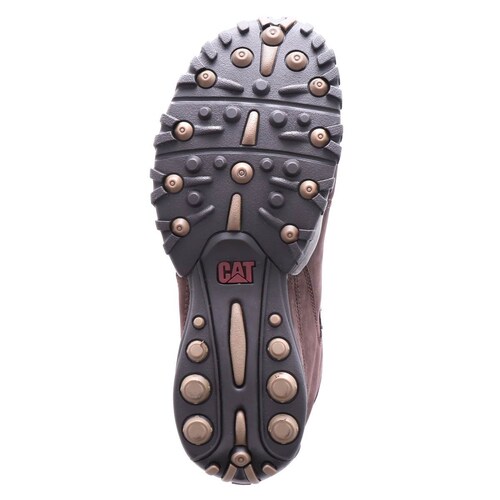 Bota Casual de Piel Café Cat para Hombre