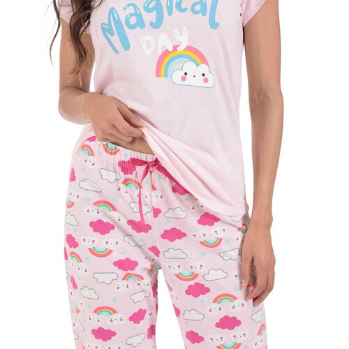 Pijama para Dama Playera Y Pantalon con Jareta la Nuit