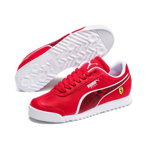Tenis Casual Rojo Jr Puma Ferrari Roma