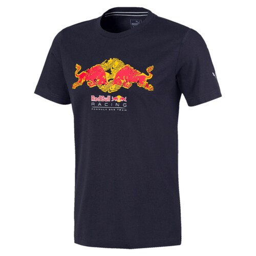 Playera Azul Manga Corta para Caballero Puma Redbull Double