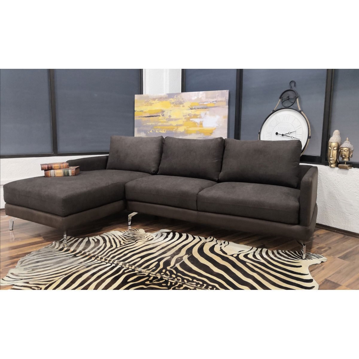 Chaise Izquierdo Treviso Fudge Chocolate Devane