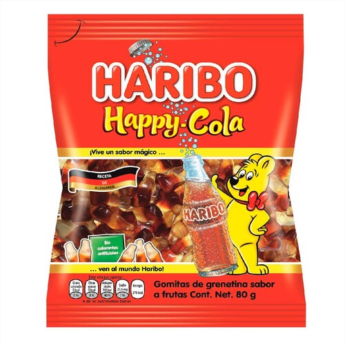 Gomitas de Happy Cola 80 Gr