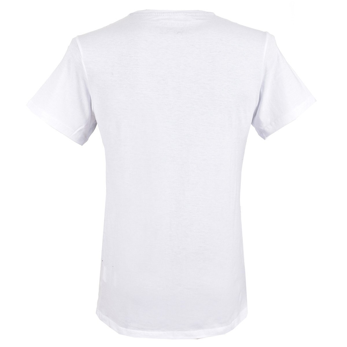 Playera Blanca con Franja Negra Y Bolsa Jeanious para Caballero
