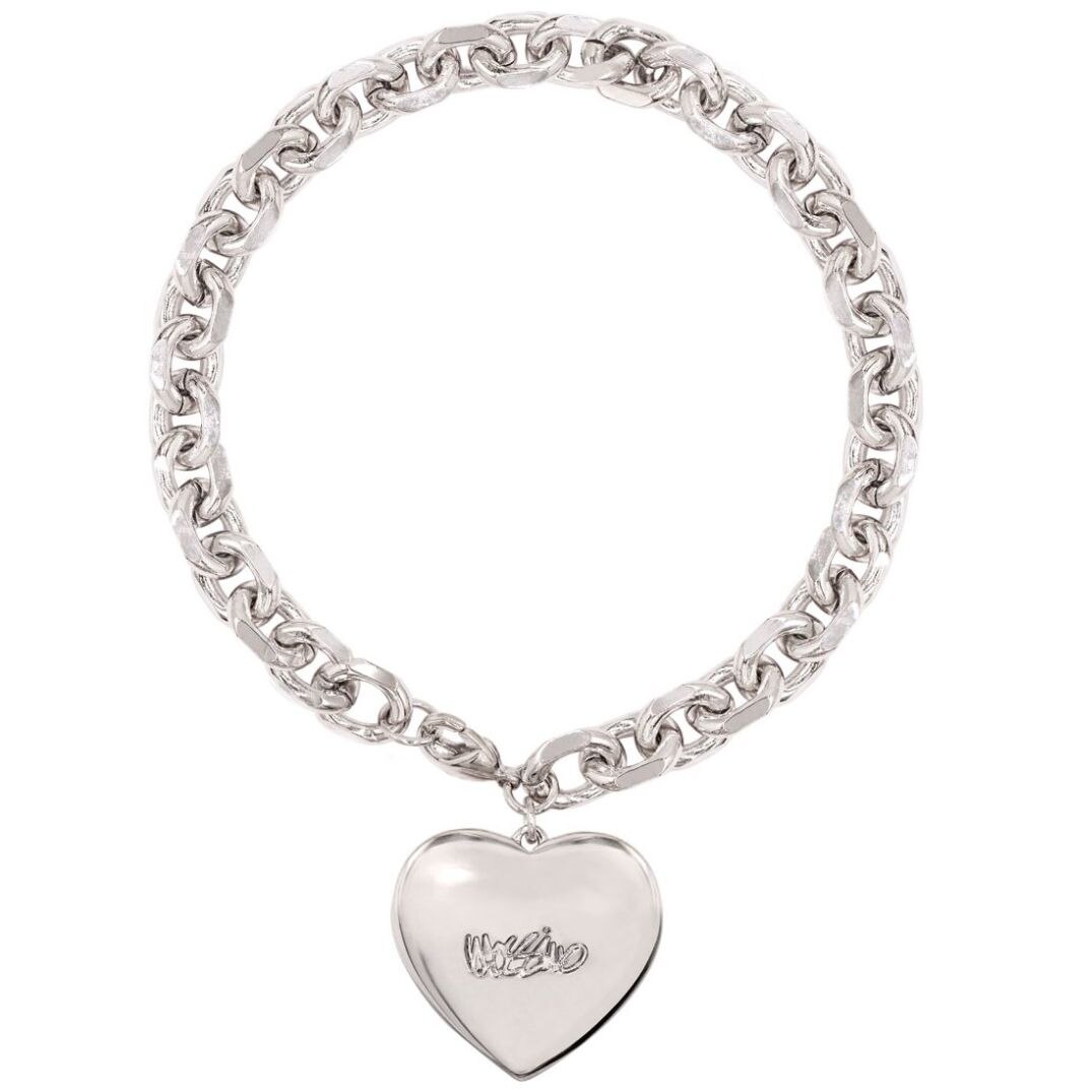 Pulsera con Cadena Y Corazón Mossimo