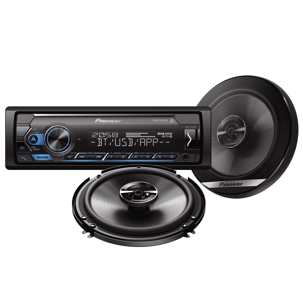 Autoestéreo Mxt-S3262Bt con Bluetooth Pioneer