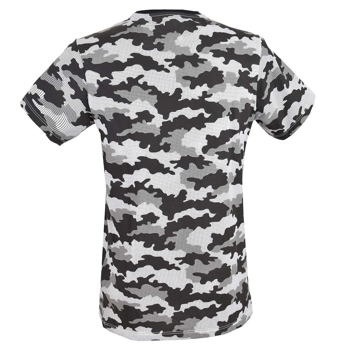 Playera con Estampado Camuflaje Y Bolsa Fukka para Caballero
