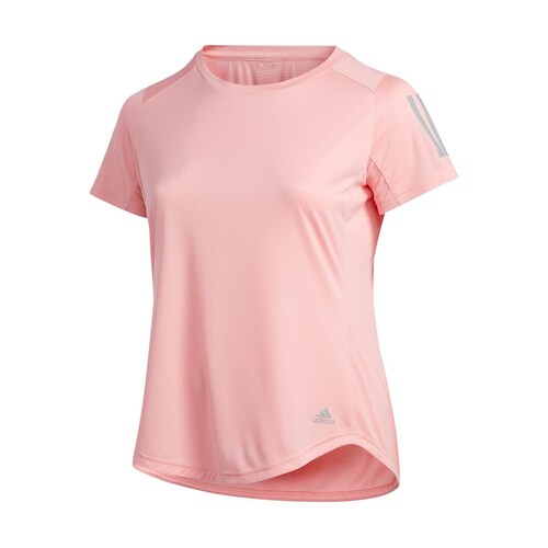 Playera Rosa Running Adidas - Dama