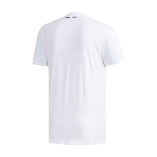 Playera Blanca Pokemon Training Adidas - Caballero
