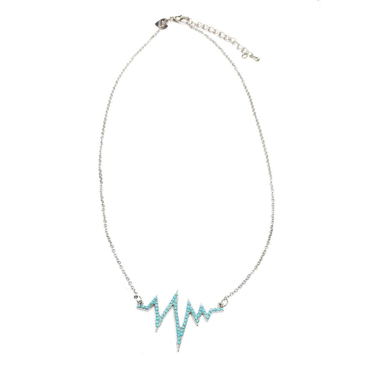 Collar 1 Hilo con Línea Zig-Zag Roxxy Bijoux