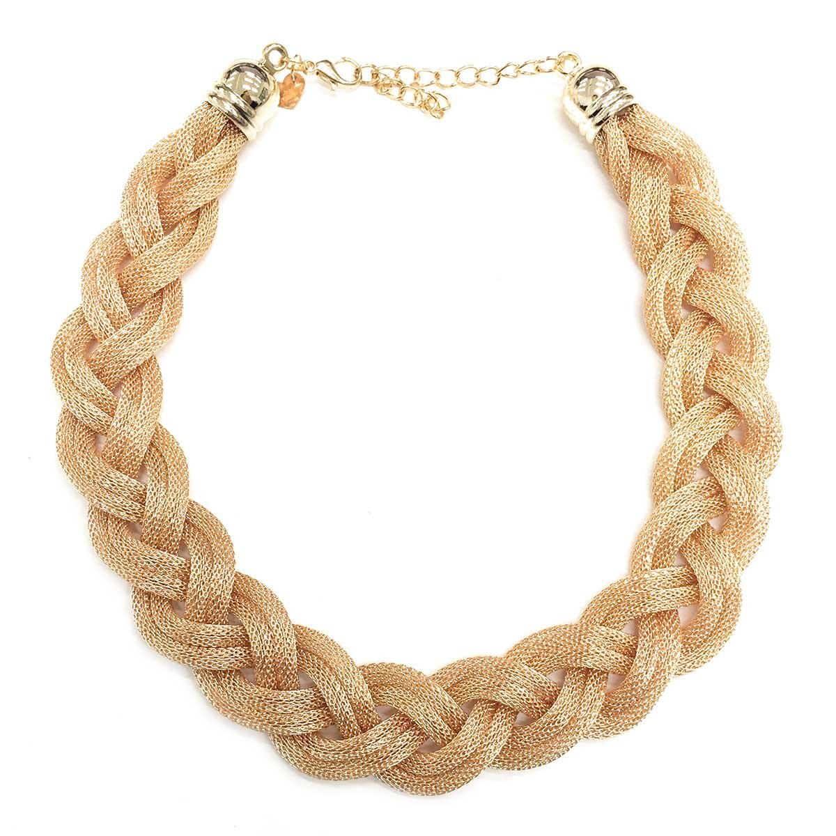 Collar 1 Hilo Trenzado Roxxy Bijoux