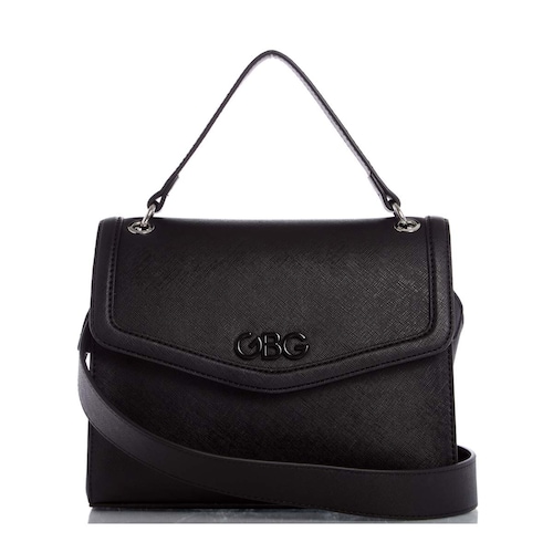 Bolso Saintfield Tipo Crossbody Flap Color Negro G By Guess