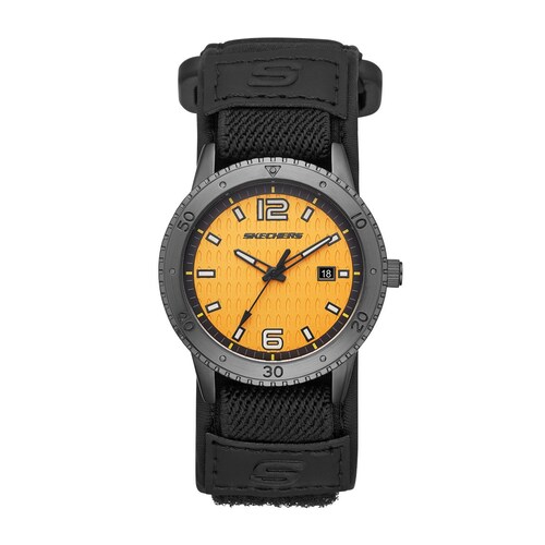 Reloj Negro de Nylon para Caballero Skechers