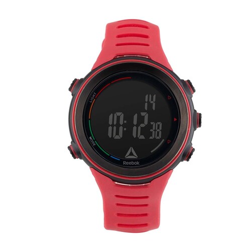 Reloj Digital Multifuncional Rojo para Caballero Reebok