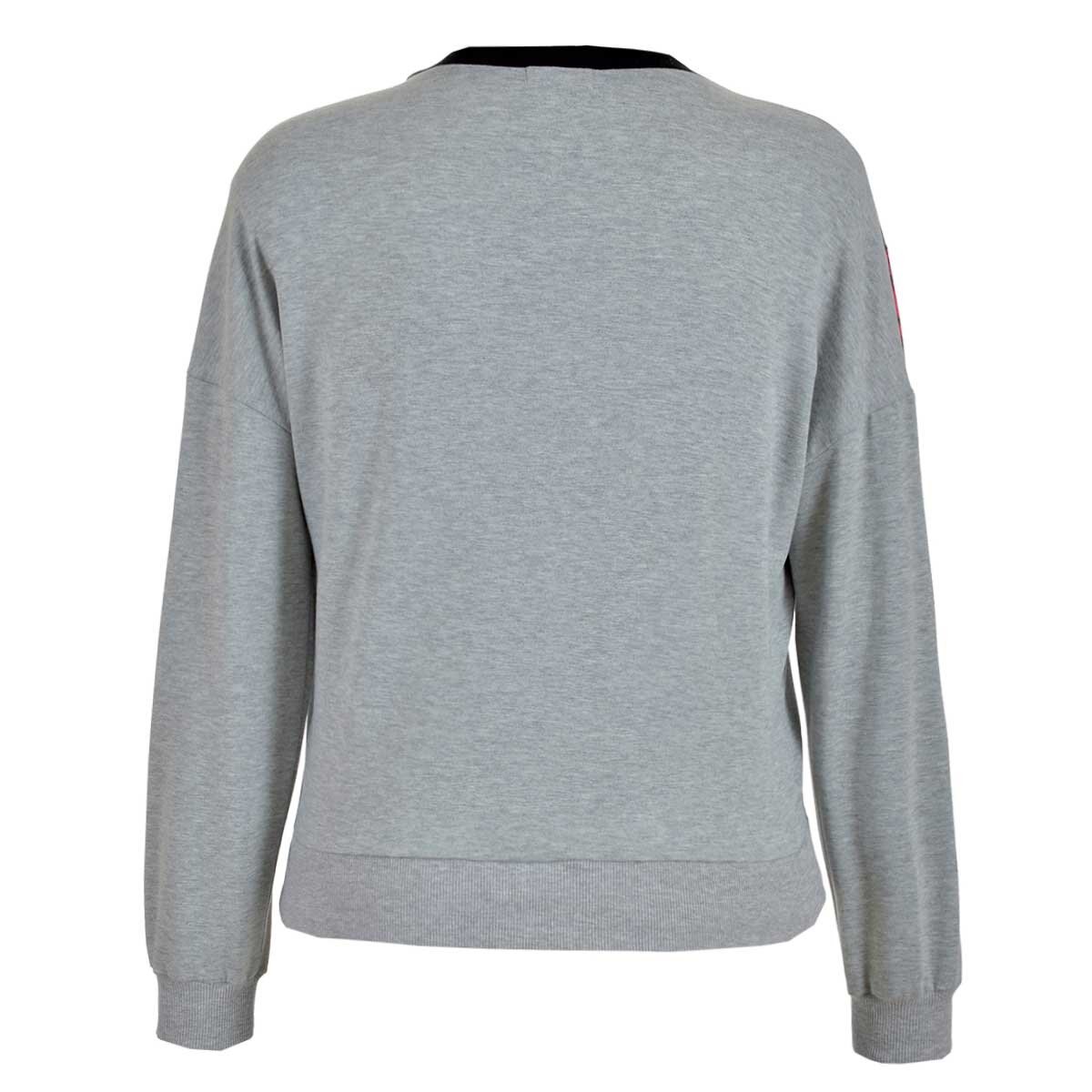 Sudadera Cuello Redondo con Cortes Fukka para Dama