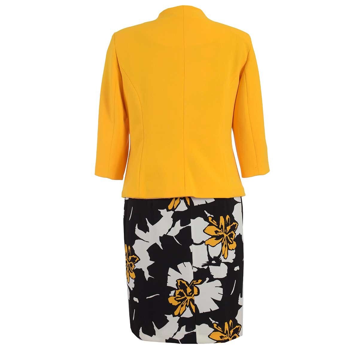 Conjunto Amarillo de 2 Pzas Saco Y Vestido Joces para Dama