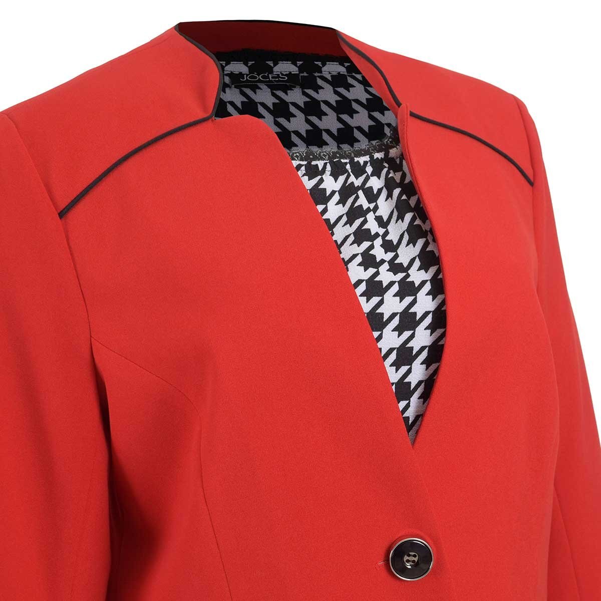 Conjunto Rojo de 3 Pzas Saco, Top Y Pantalón Joces para Dama