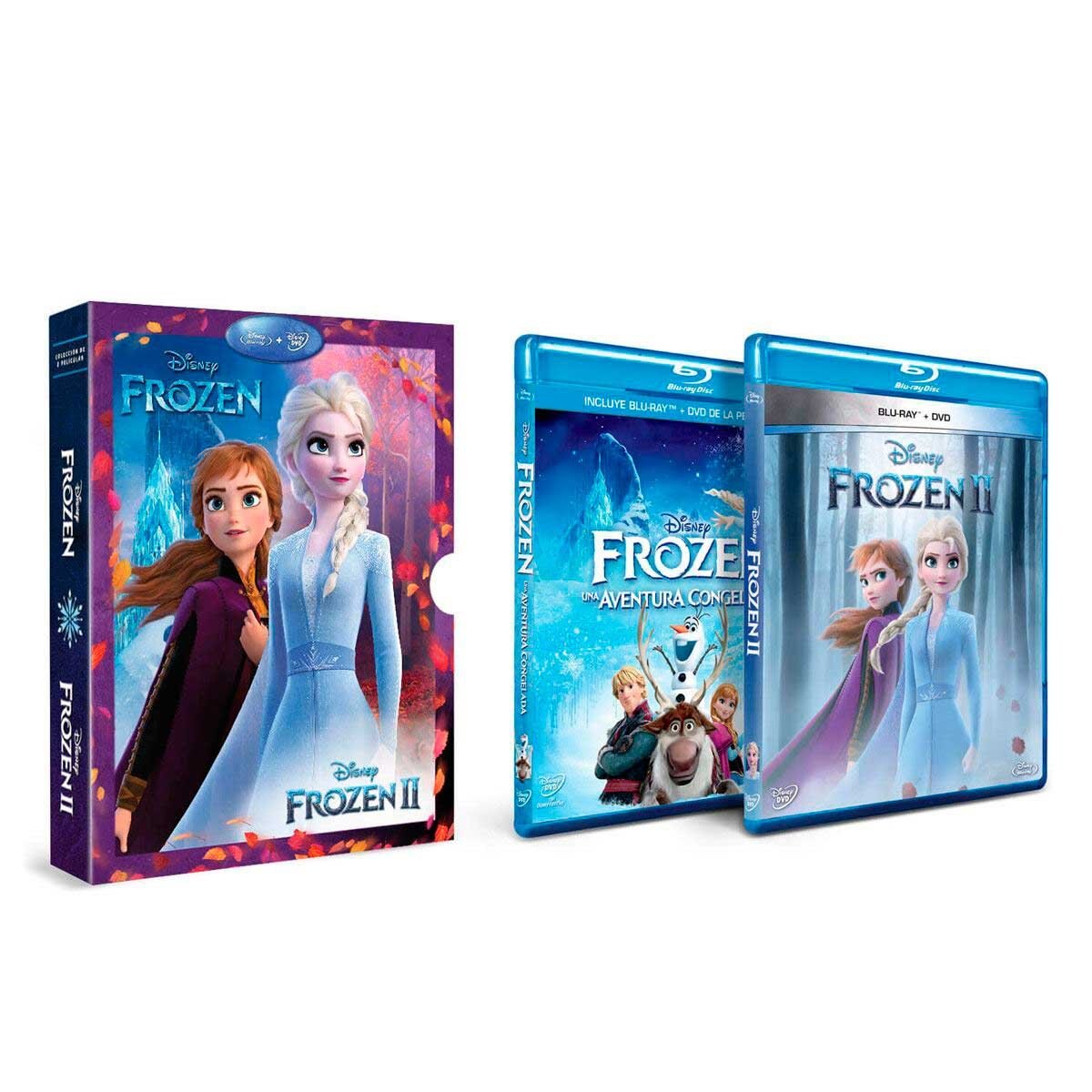 Blu Ray + Dvd Frozen Y Frozen 2